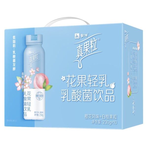 【蒙牛】真果粒酸奶-樱花白桃/ 玫瑰草莓