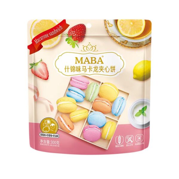 【MABA】马卡龙夹心饼-什锦味
