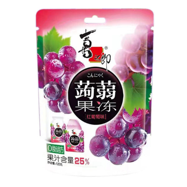 【喜之郎】蒟蒻果冻-水蜜桃味/红葡萄味