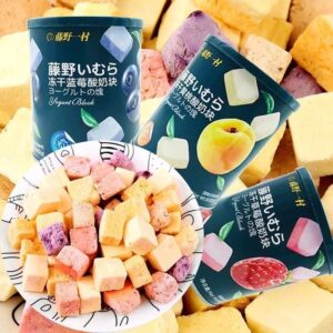 【藤野一村】冻干酸奶块-草莓味/黄桃味/蓝莓味/榴莲味