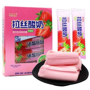【趣迪熊】拉丝酸奶-原味/葡萄味/草莓味/白桃味