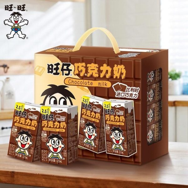 【旺仔】复原乳牛奶/巧克力牛奶-礼盒20包装