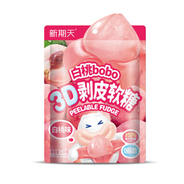 【新期天】3D剥皮软糖-葡萄味/白桃味