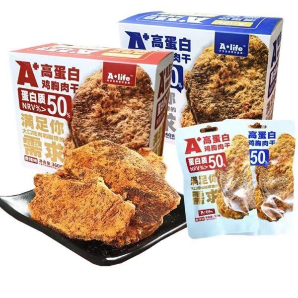 【A+LIFE】高蛋白鸡胸肉干-原味/香辣味