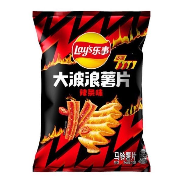 【乐事】薯片/大波浪薯片/原切香芋片
