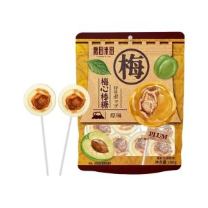 【糖田米田】梅心棒棒糖-原味/黑糖味 100G