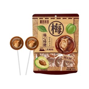 【糖田米田】梅心棒棒糖-原味/黑糖味 100G
