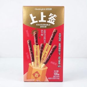 【冠易德】上上签跳跳糖巧克力饼干 100G