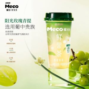 【香飘飘】蜜谷鲜果茶-红心苹果茉莉/青提茉莉 400ML