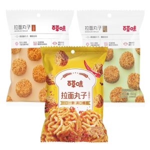 【百草味】拉面丸子-麻辣味/墨西哥牛肉风味 50G