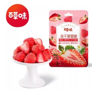 【百草味】红心芭乐干/白桃干/冻干草莓脆/混合冻干水果