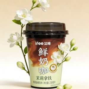 【香飘飘】鲜奶咖-茉莉拿铁/丝绒拿铁 230ML