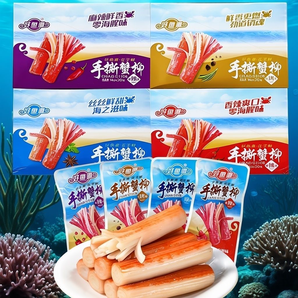 【好鱼道】手撕蟹柳