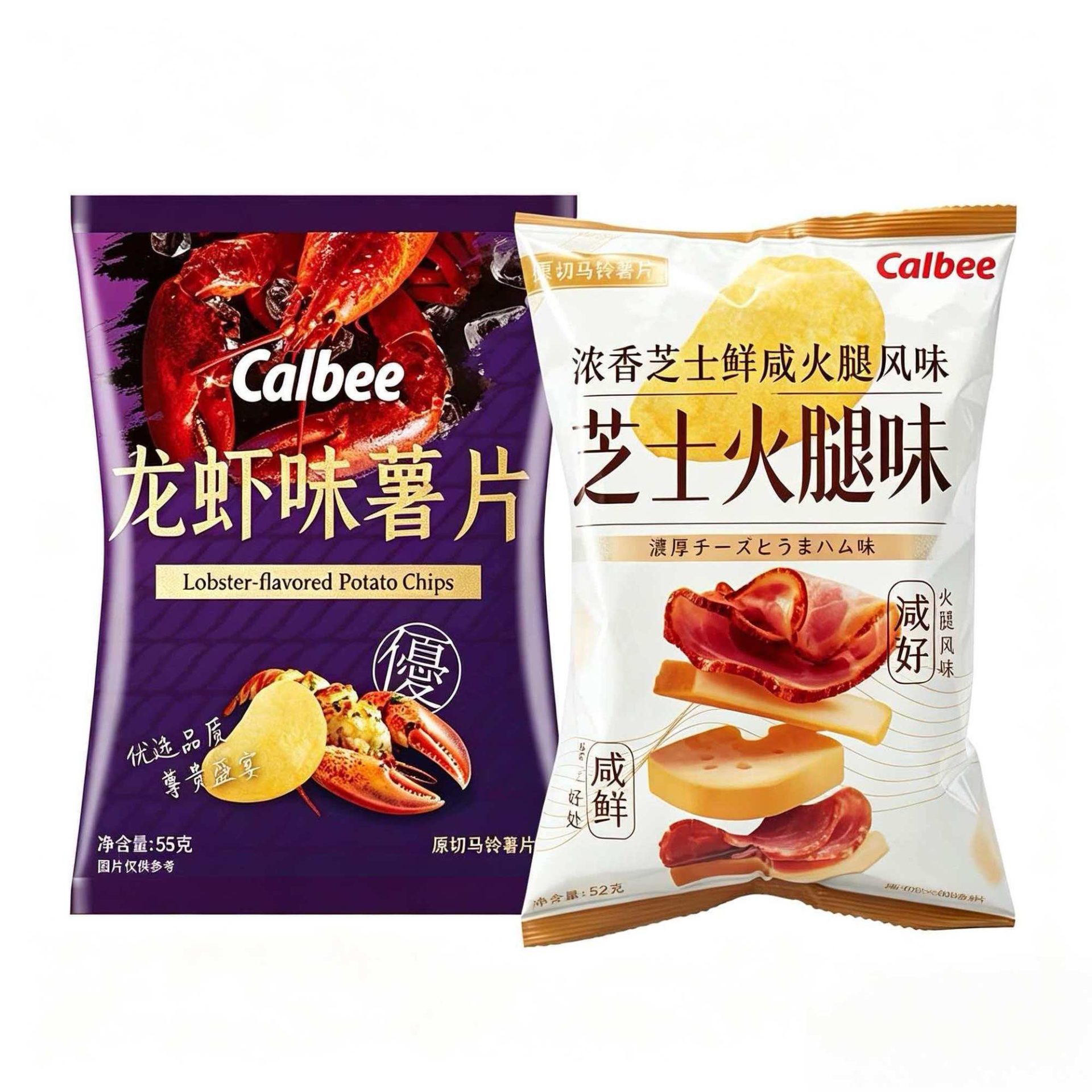 【卡乐比】薯片-芝士披萨味/芝士火腿味/龙虾味