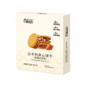 【米芭滋】沙不列夹心饼干/迷你可颂酥 120G