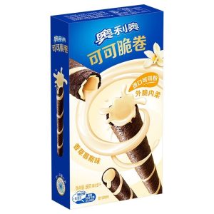 【奥利奥】可可脆卷-浓郁巧克力味/香草慕斯味 50G