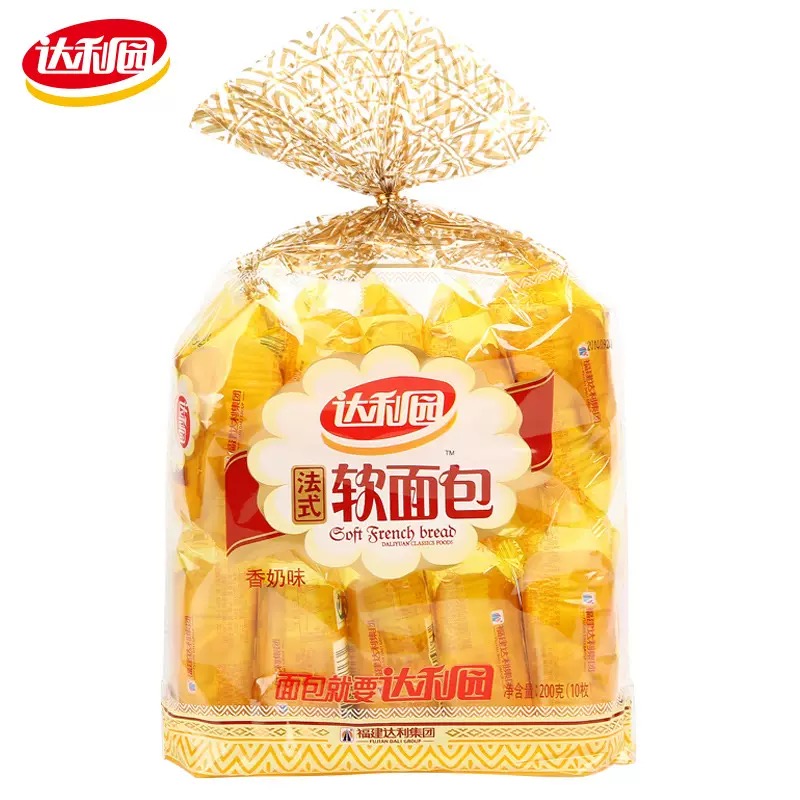 【达利园】法式软面包-香奶味/香橙味 200G
