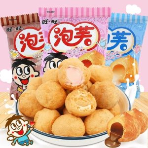 【旺旺】泡芙-巧克力味/草莓味 16G