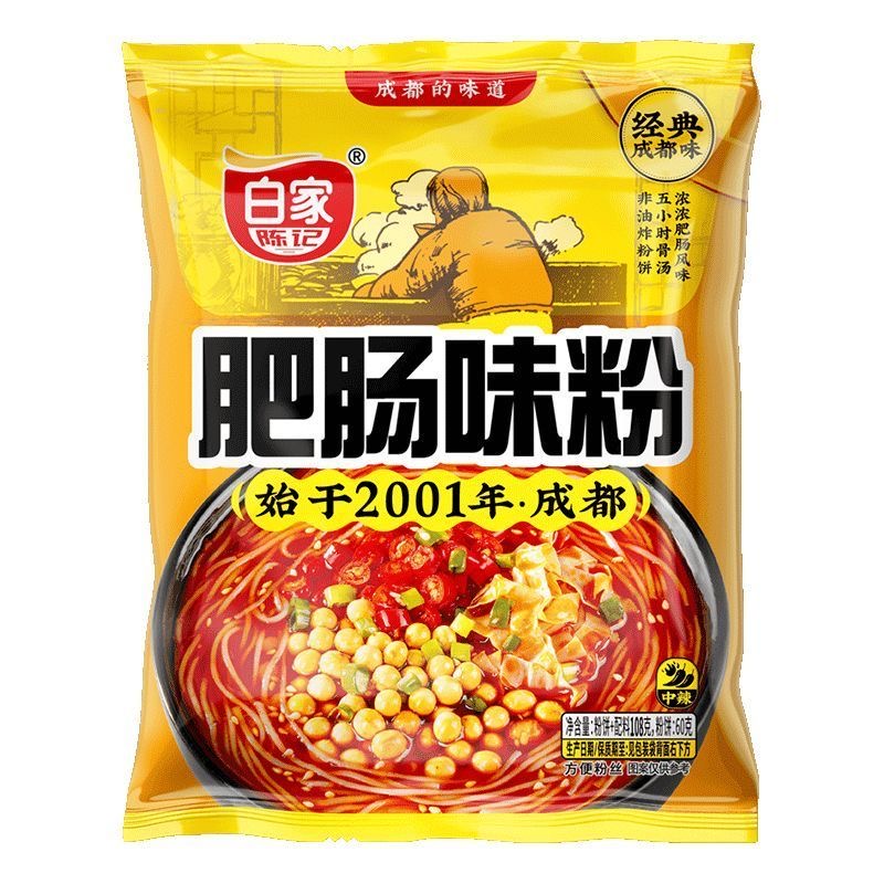 【阿宽】白家陈记经典成都味-肥肠味粉/酸辣粉 108G