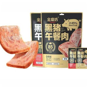 【金磨坊】黑猪午餐肉-原味/香辣味 300G