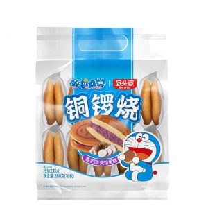 【回头客】哆啦A梦铜锣烧-红豆味/香芋味 288G