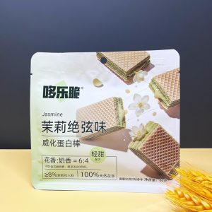 【哆乐脆】威化蛋白饼干-可可开心果/茉莉绝弦味 60G
